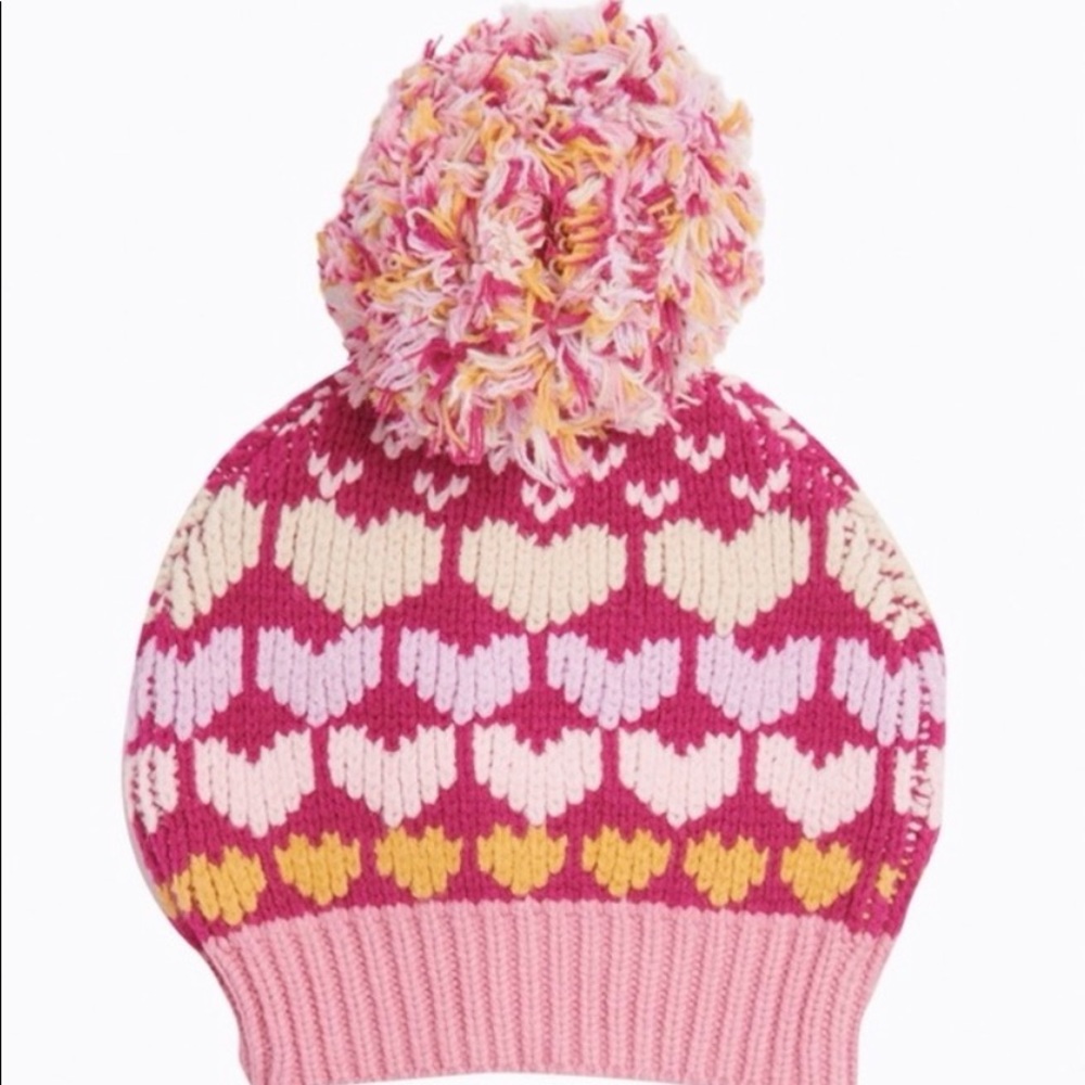 NWT LoveShackFancy Heart Beanie